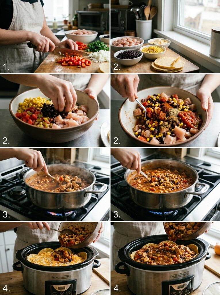 Slow Cooker Chicken Tortilla Casserole 3 Cooking chicken tortilla cassero… 202605231827