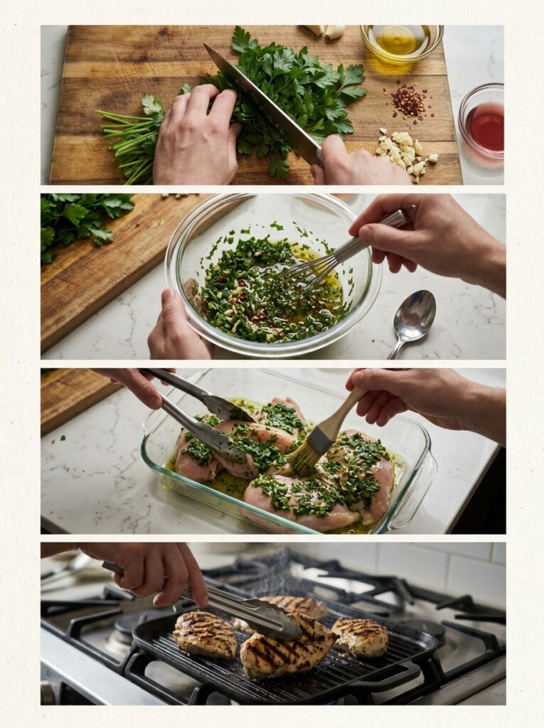 Grilled Chimichurri Chicken Breast: Ultimate Recipe Guide 14 Cooking chimichurri chicken breast 202605111239