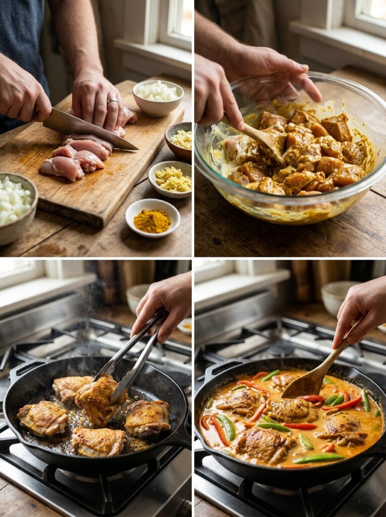 Coconut Curry Chicken Thighs 14 Cooking coconut curry chicken th… 202605111242