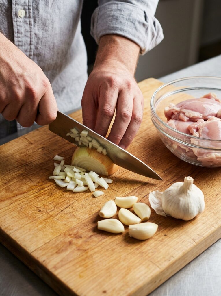 Cooking creamy cajun chicken thighs 202605141223