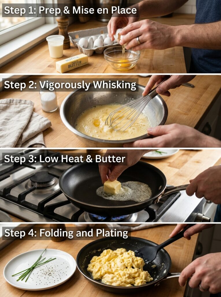Cooking fluffy scrambled eggs re… 202606102135