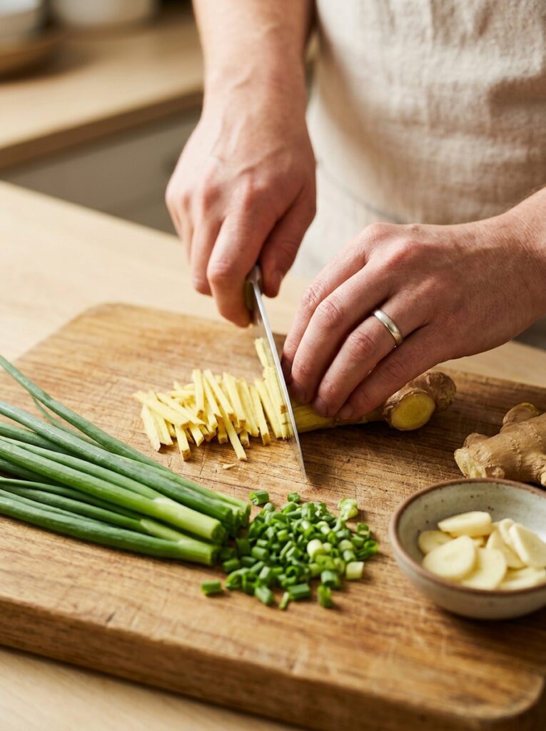 Cooking ginger scallion chicken … 202605211321