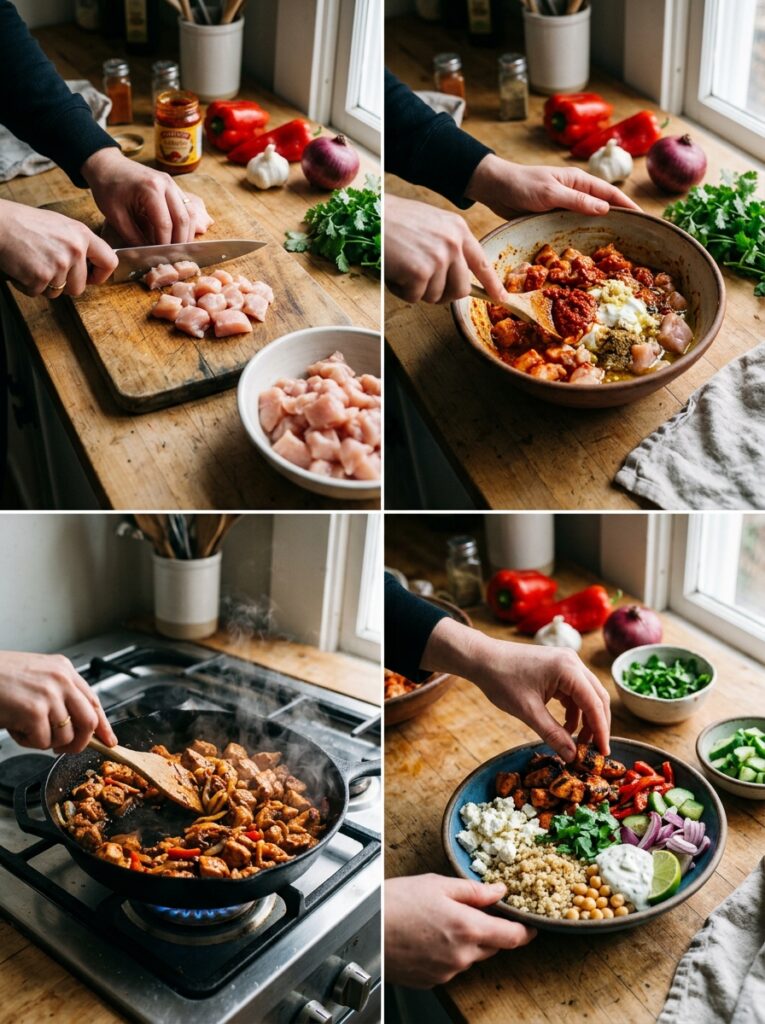 Harissa Chicken Grain Bowls: A Flavor-Packed Complete Recipe Guide 14 Cooking harissa chicken grain bowls 202605101348 1