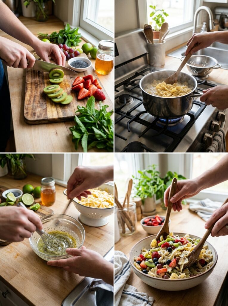 Honey Lime Fruit Poppyseed Pasta Salad: A Refreshing Summer Delight 14 Cooking honey lime fruit pasta 202606041830