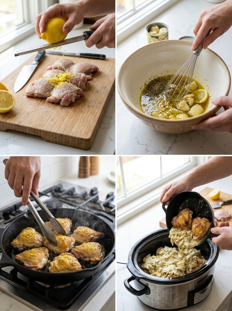 Cooking lemon artichoke chicken 202605221936