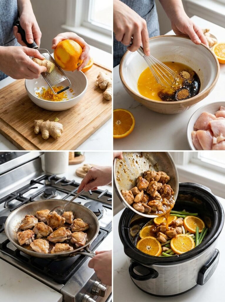 Crockpot Orange Ginger Chicken: A Slow Cooker Delight for Busy Weeknights 14 Cooking orange ginger chicken st… 202605131808