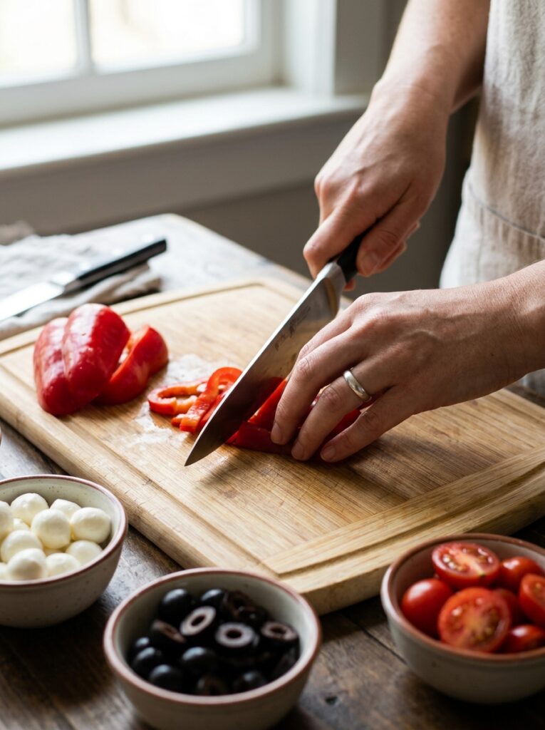 Easy Pepperoni Pizza Style Pasta Salad 14 Cooking pepperoni pizza pasta salad 202606031938
