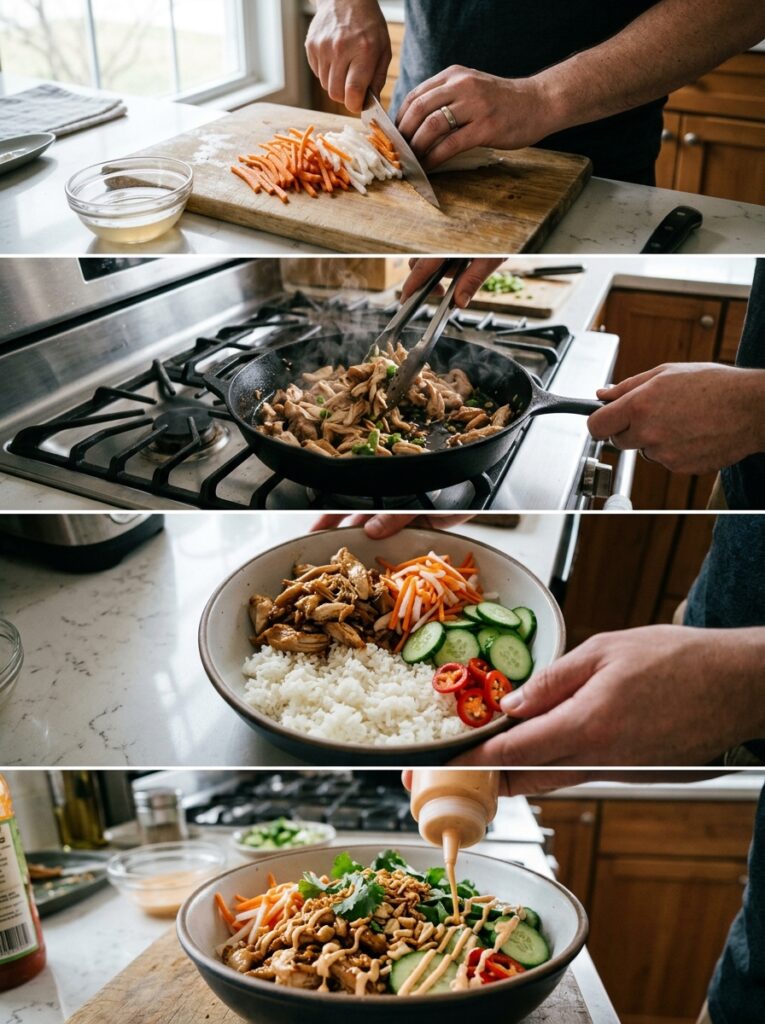 Rotisserie Chicken Banh Mi Bowls 14 Cooking rotisserie chicken banh … 202605050014