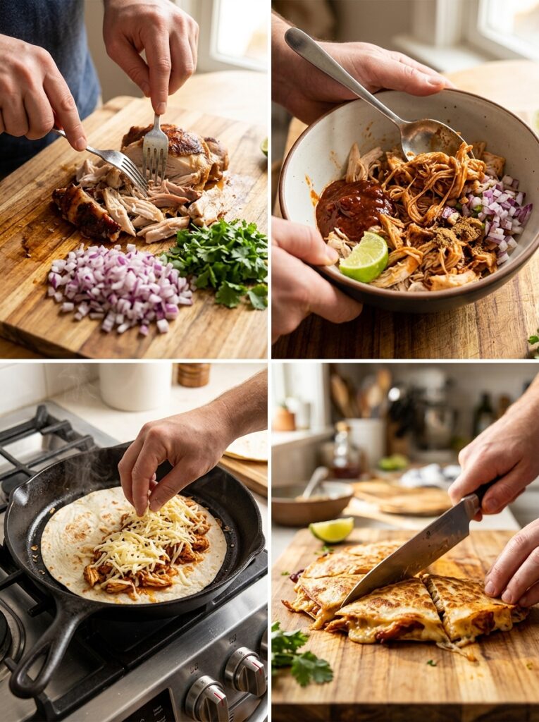 rotisserie chicken chipotle quesadillas 14 Cooking rotisserie chicken chipo… 202605231854