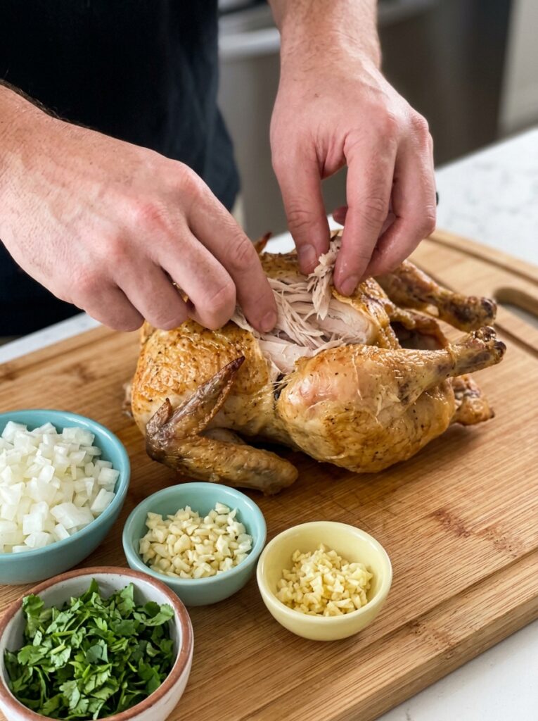 Rotisserie Chicken Enchilada Skillet 14 Cooking rotisserie chicken enchi… 202605021734