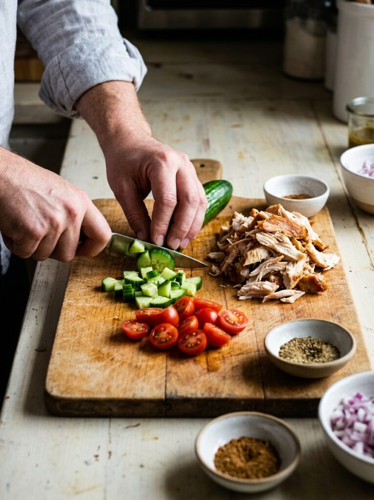rotisserie chicken gyro bowls: Easy Homemade Recipe 14 Cooking rotisserie chicken gyro … 202605042346