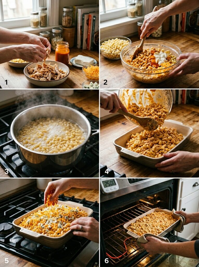 Rotisserie Chicken Buffalo Mac Casserole: The Ultimate Comfort Food Mashup 3 Cooking rotisserie chicken mac c… 202605162219