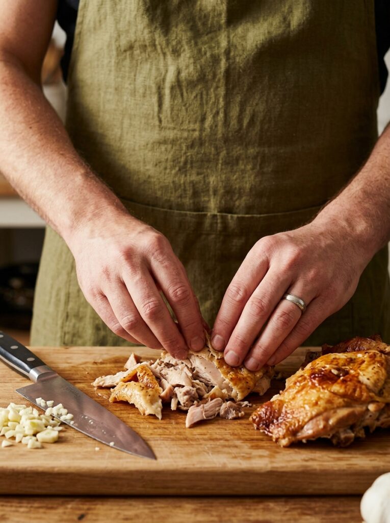 Rotisserie Chicken Pesto Ravioli Bake: A Cozy Weeknight Dinner 14 Cooking rotisserie chicken pesto… 202605302113