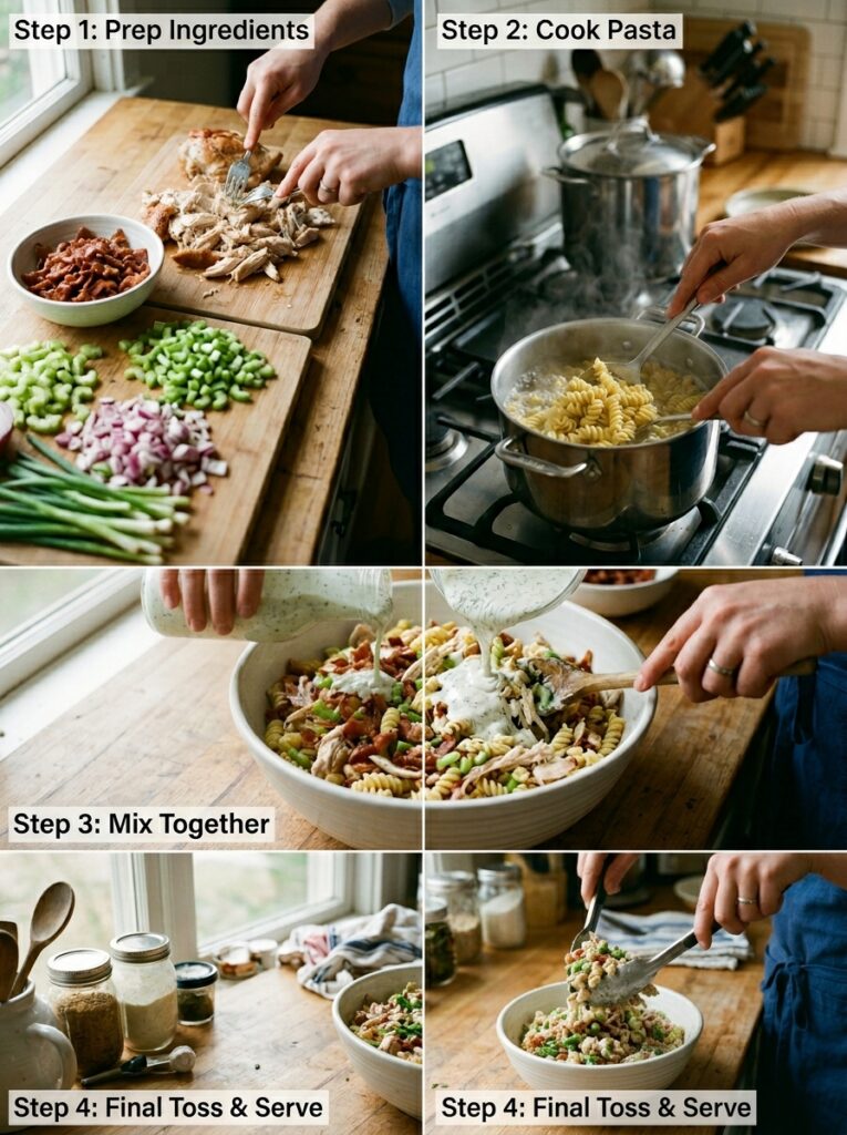 rotisserie chicken bacon ranch pasta salad: The Ultimate Easy Recipe 14 Cooking rotisserie chicken ranch… 202605311737