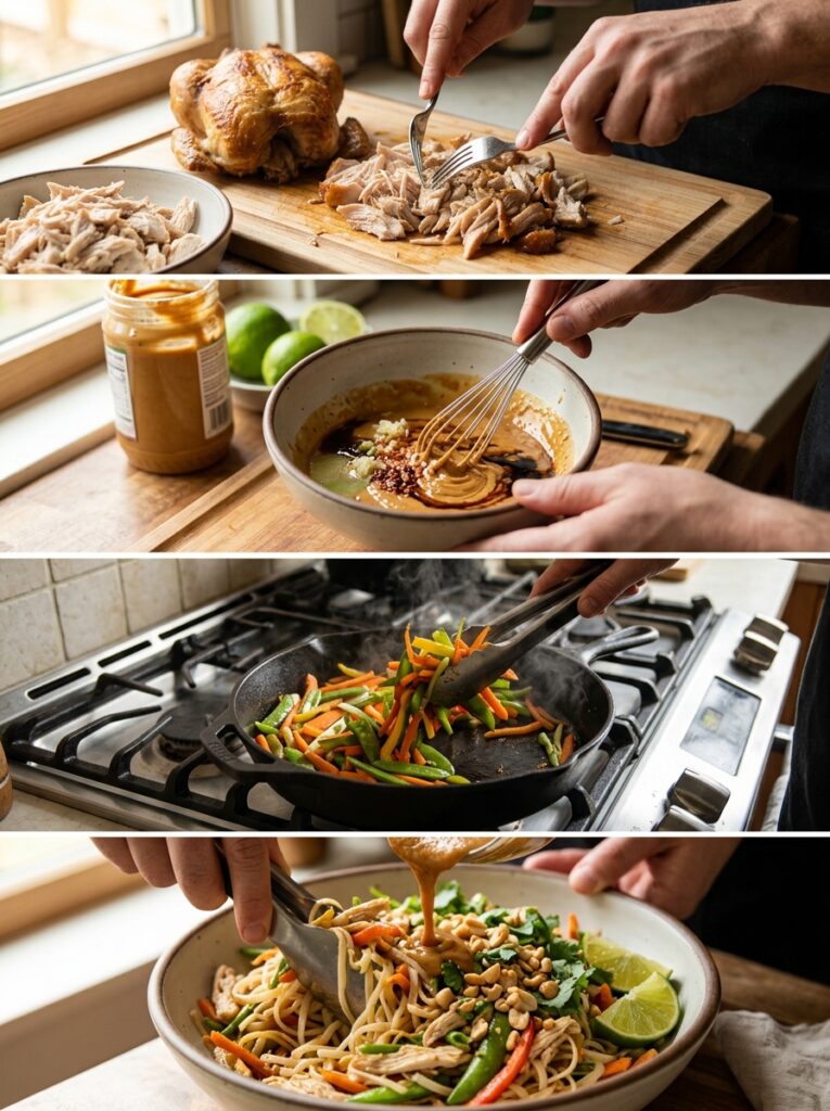Cooking rotisserie chicken thai … 202605052056