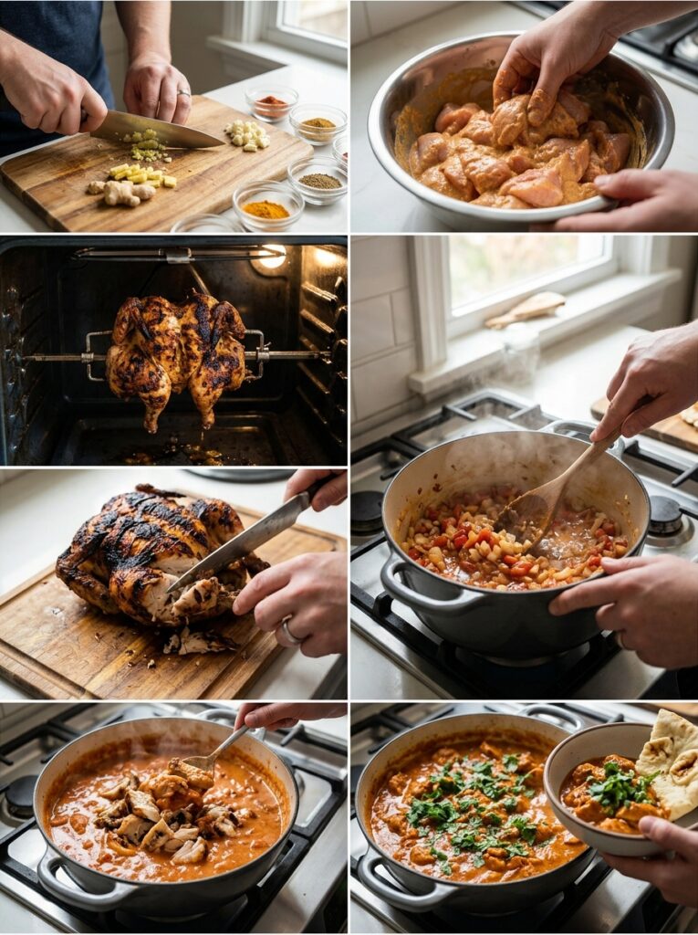 Rotisserie Chicken Tikka Masala: Easy Homemade Recipe 14 Cooking rotisserie chicken tikka… 202605081344