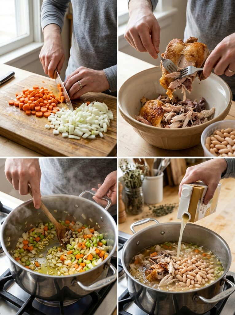 rotisserie chicken white bean soup 14 Cooking rotisserie chicken white… 202605092022