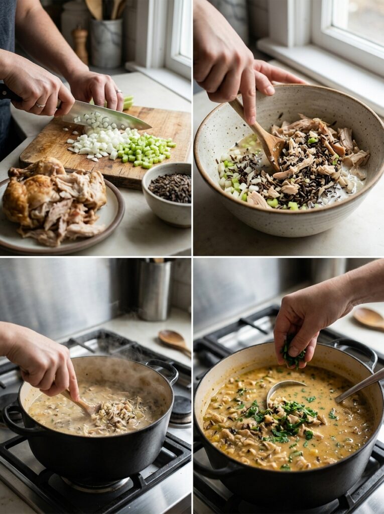 Rotisserie Chicken Wild Rice Chowder: Creamy, Comforting, and Quick Homemade Recipe 14 Cooking rotisserie chicken wild … 202605122235