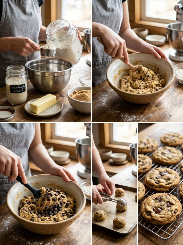 Sourdough discard chocolate chip cookies 14 Cooking sourdough chocolate chip… 202606111856