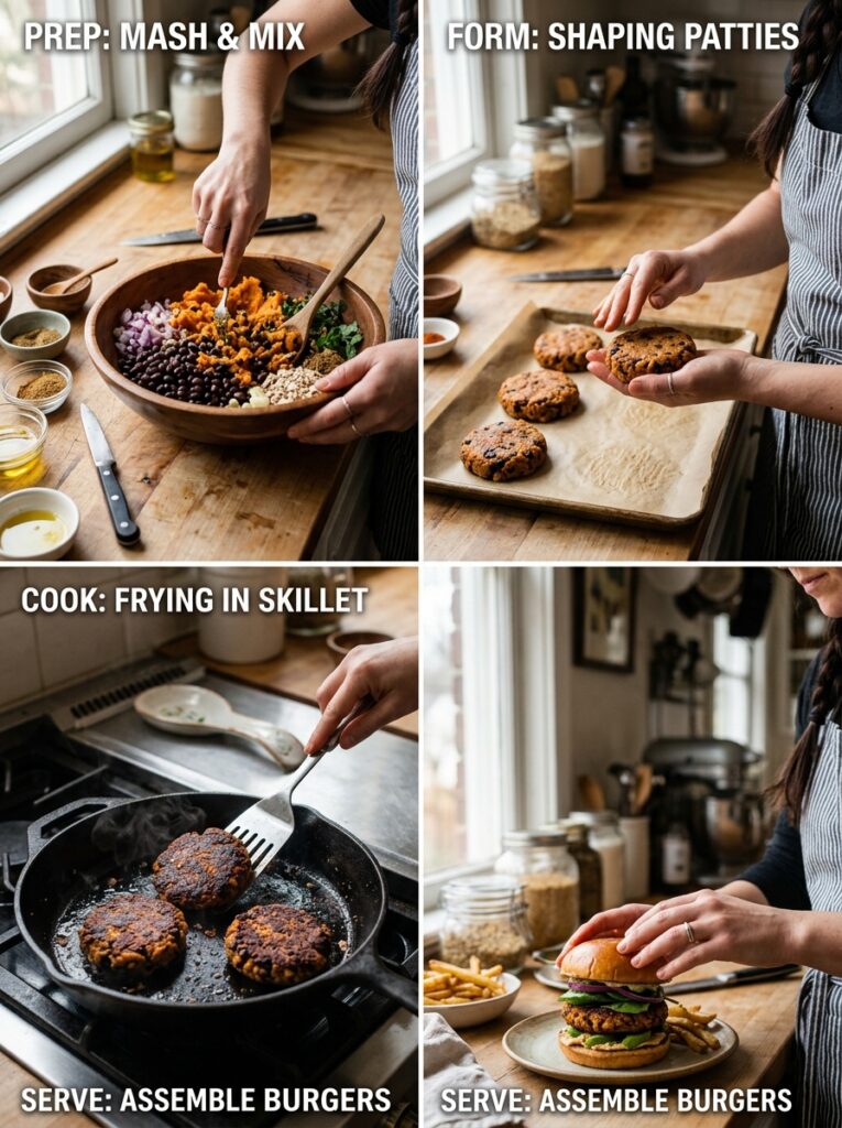 Sweet potato black bean burgers: The Ultimate Homemade Recipe 14 Cooking sweet potato black bean 202606121527