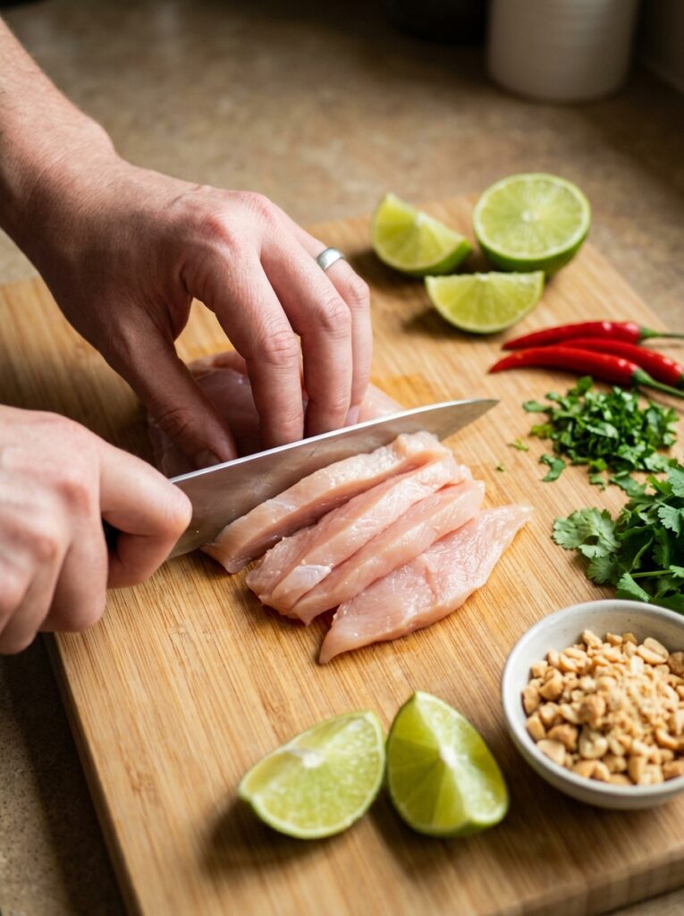 thai peanut chicken salad recipe 14 Cooking thai peanut chicken salad 202605082042