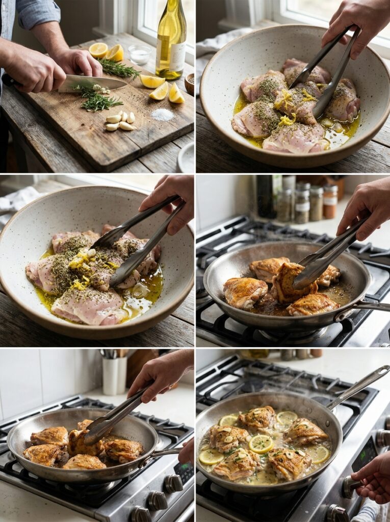 White Wine Chicken Thighs: A Flavorful and Easy Homemade Recipe 14 Cooking white wine chicken thighs 202605162149