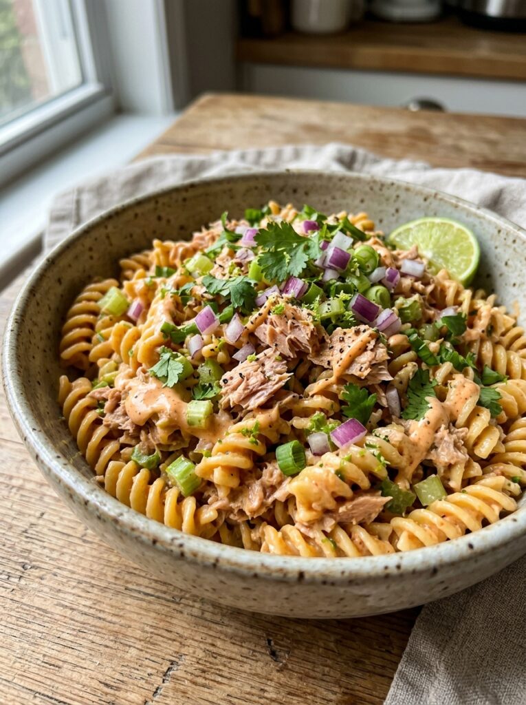 Creamy Sriracha Lime Tuna Pasta Salad 12 Creamy sriracha lime tuna pasta 202606051809