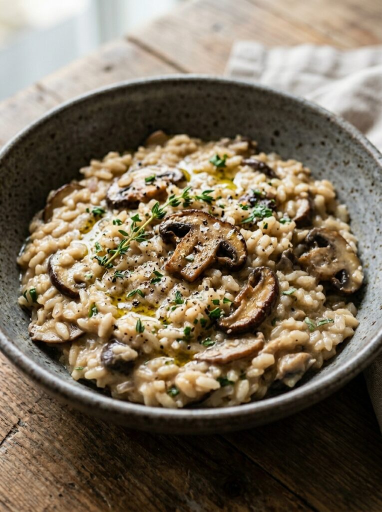 Creamy Vegan Mushroom Risotto Arborio Recipe 12 Creamy vegan mushroom risotto 202606121559