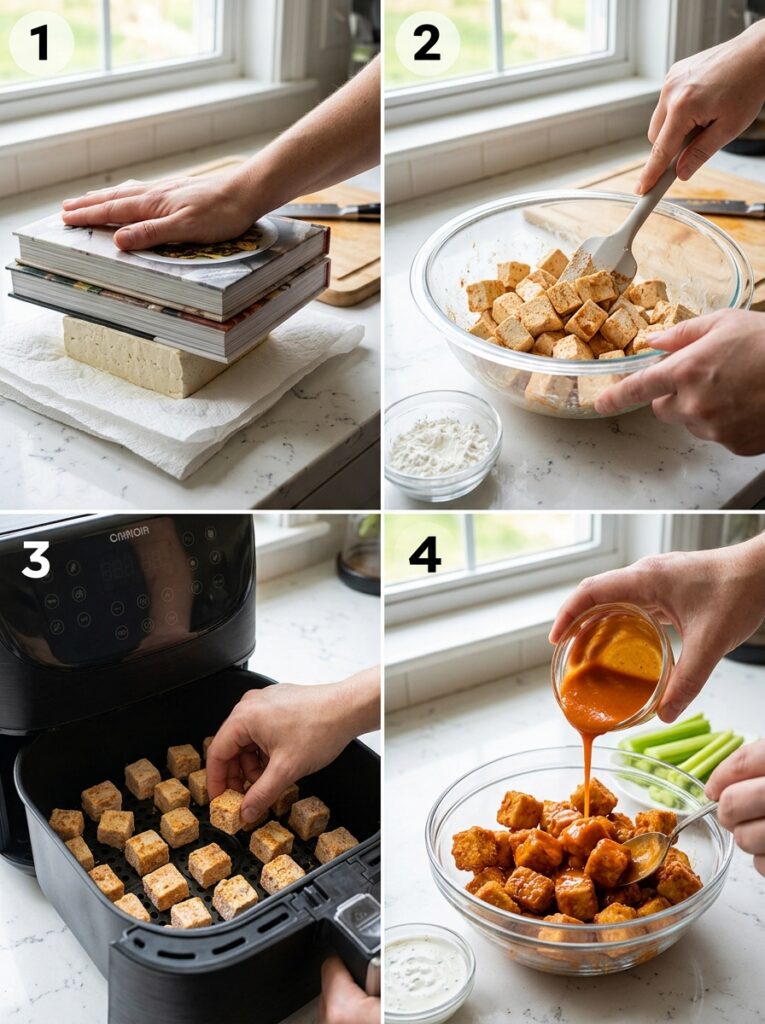 Crispy Buffalo Tofu Bites Air Fryer: The Ultimate Healthy Snack 14 Crispy buffalo tofu bites air 202606121508 1