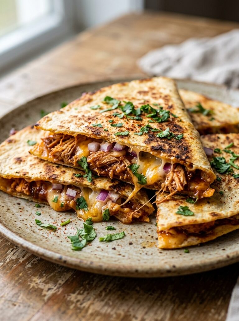 Crockpot BBQ chicken quesadillas 202605092017