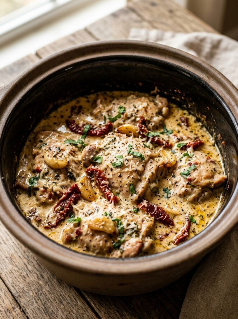 Crockpot Creamy Sun Dried Tomato Chicken 12 Crockpot Creamy Sun Dried Tomato… 202605081341
