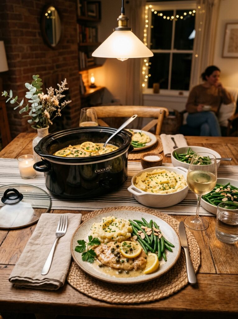 Crockpot Chicken Piccata 15 Crockpot chicken piccata setup 202605211332
