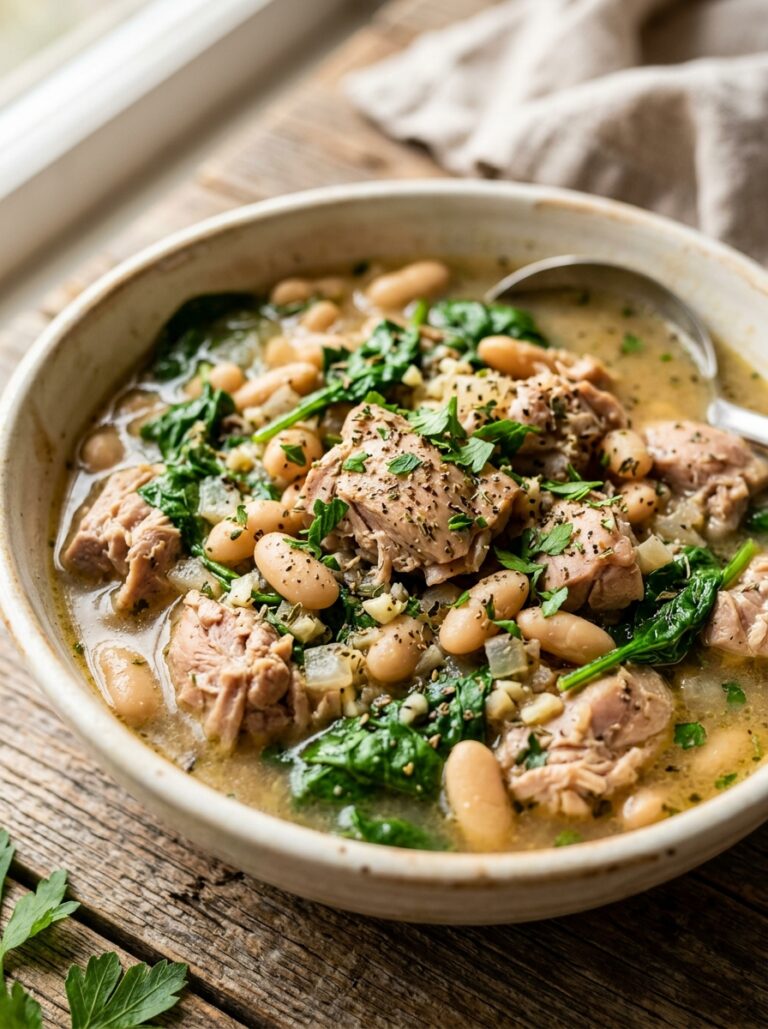 Crockpot Chicken with White Beans and Spinach 17 Crockpot chicken with beans 202605221954