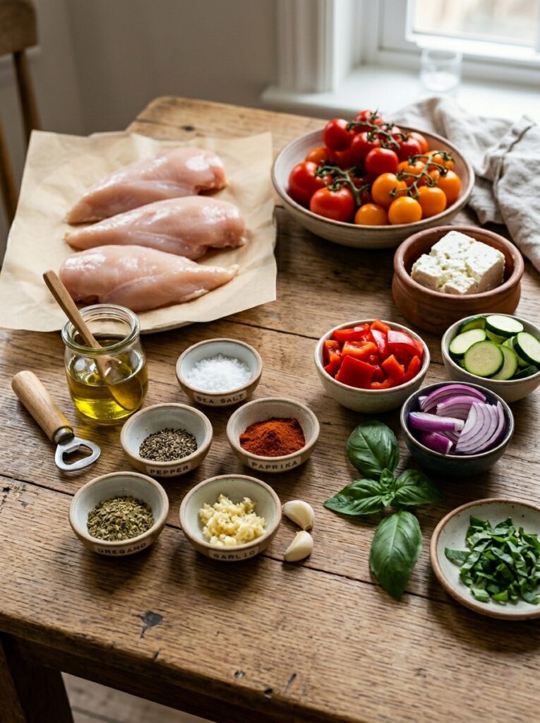 Feta Tomato Baked Chicken: The Ultimate Mediterranean Comfort Dish 13 Feta Tomato Baked Chicken ingred… 202605111235
