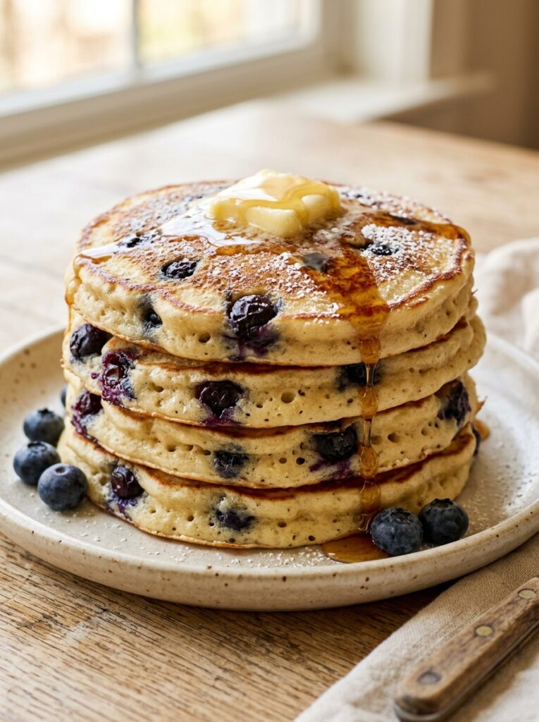 Fluffy Blueberry Buttermilk Pancakes Recipe 12 Fluffy blueberry buttermilk panc… 202606102057