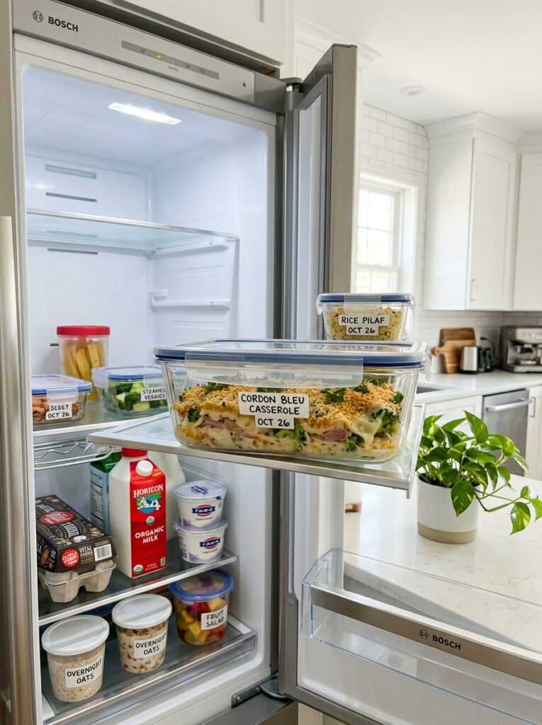 Chicken Breast Cordon Bleu Casserole 16 Food containers with casserole 202605032247