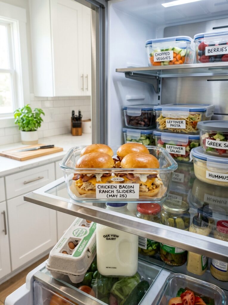 Chicken Bacon Ranch Sliders: The Ultimate Homemade Recipe 16 Food containers with sliders 202605062251