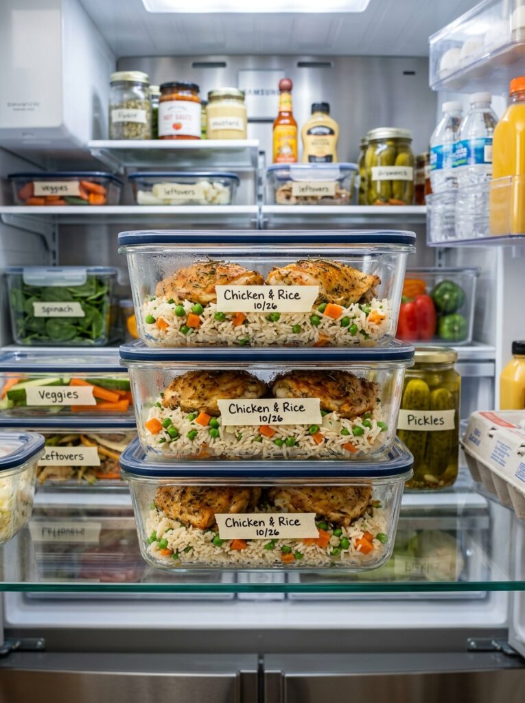 One Pan Chicken Thighs and Rice 16 Food storage containers chicken … 202605182341