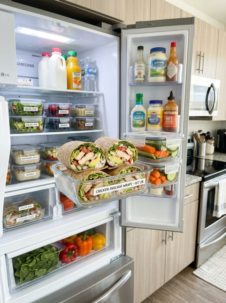 Chicken Breast Avocado Ranch Wraps 16 Food storage containers chicken … 202605182355