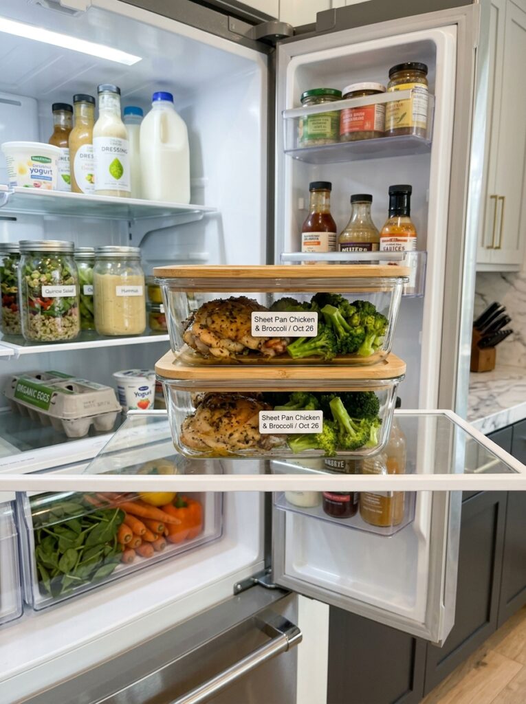 Sheet Pan Chicken Thighs and Broccoli: Easy One-Pan Dinner Recipe 16 Food storage containers chicken … 202605241800