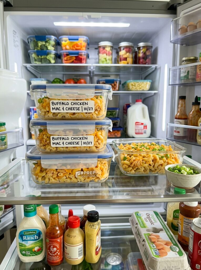 Crockpot Buffalo Chicken Mac and Cheese: A Creamy, Spicy Comfort Food Delight 16 Food storage containers crockpot… 202605101420