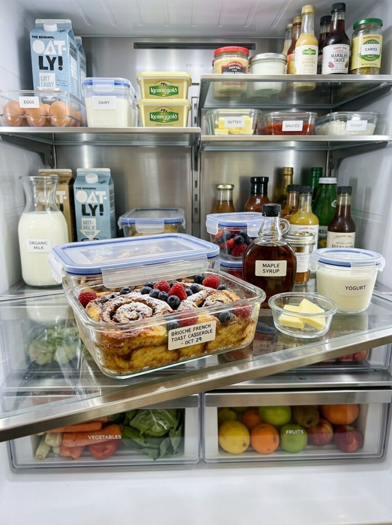 Easy French Toast Casserole Brioche 16 Food storage containers fridge o… 202606102106