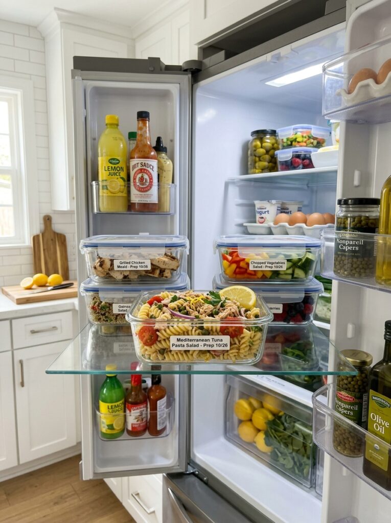 Mediterranean Tuna Caper Lemon Pasta Salad 16 Food storage containers pasta salad 202606062042