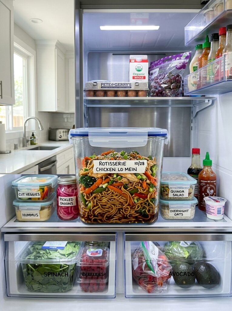 Rotisserie Chicken Lo Mein 16 Food storage containers rotisser… 202605062327