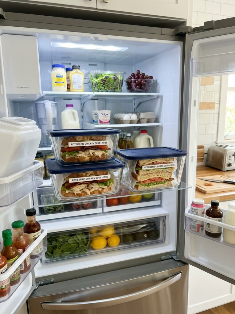 Rotisserie Chicken Club Sandwiches: The Ultimate Homemade Recipe 16 Food storage containers rotisser… 202605231832