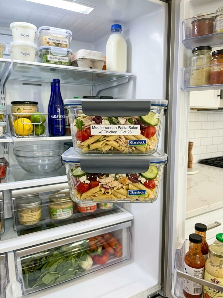 rotisserie chicken mediterranean pasta salad: Easy Flavorful Recipe 16 Food storage containers rotisser… 202606022022
