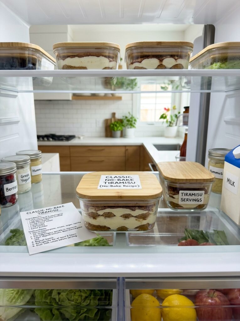 Classic tiramisu recipe without baking 16 Food storage containers tiramisu… 202606091845