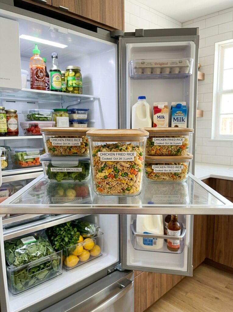 crockpot chicken fried rice 16 Food storage containers with chi… 202605141206