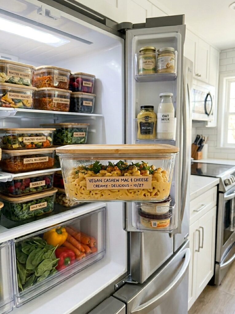 Vegan Cashew Mac and Cheese Creamy: The Ultimate Comfort Food 16 Food storage containers with mac… 202606121502