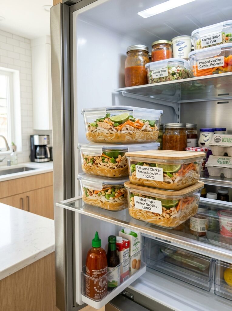 Food storage containers with rotisserie 202605052057
